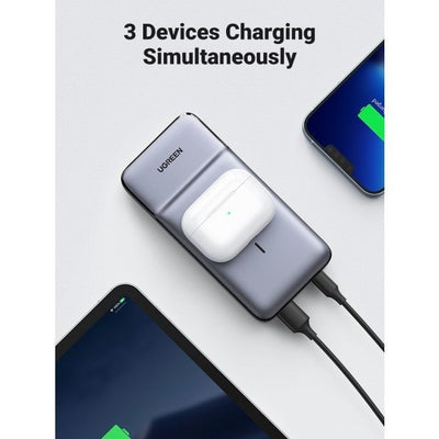 UGREEN 40826 Power Bank 10000mAh 20W Power Delivery Quick Charge 7.5W Magnetic Wireless Charger Payday Deals