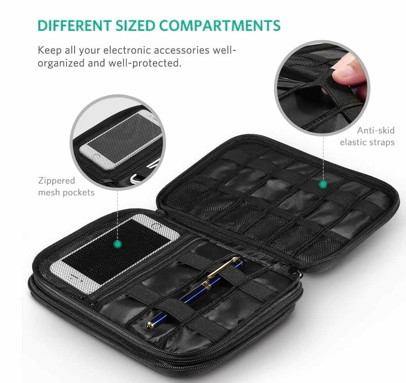 UGREEN 50147 Double Layer Electronic Accessories Organiser Travel Bag Payday Deals