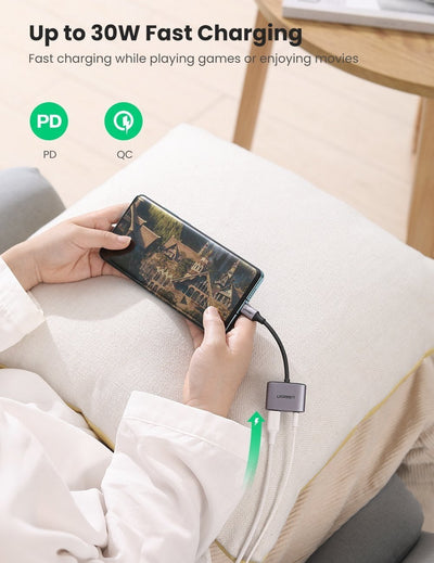 UGREEN 60164 2-in-1 USB C to 3.5mm Adapter Payday Deals