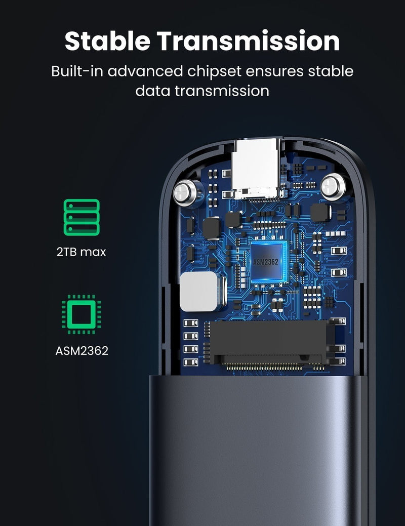 UGREEN 60354 Enclosure for M.2 PCI-E NVME SSD Payday Deals