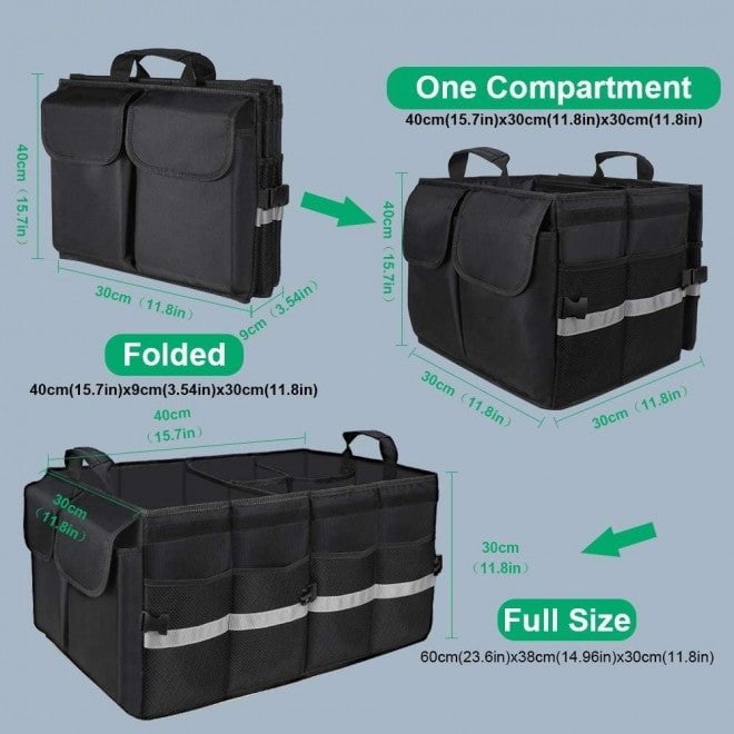 UGREEN 80710 Multifunctional Car Trunk Organizer Black Payday Deals