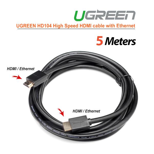 UGREEN Full Copper High Speed HDMI Cable with Ethernet 5M (10109) Payday Deals