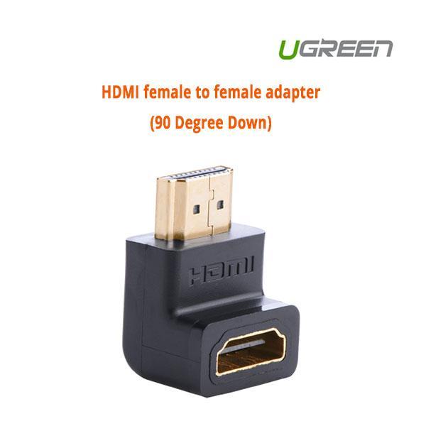UGREEN HDMI female to female adapter (90 Degree Down) (20109) Payday Deals
