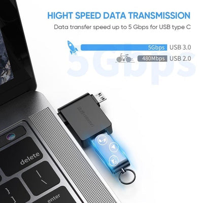 UGREEN Micro USB Male + USB-C to USB 3.0 Female OTG Adapter - 30453 Payday Deals