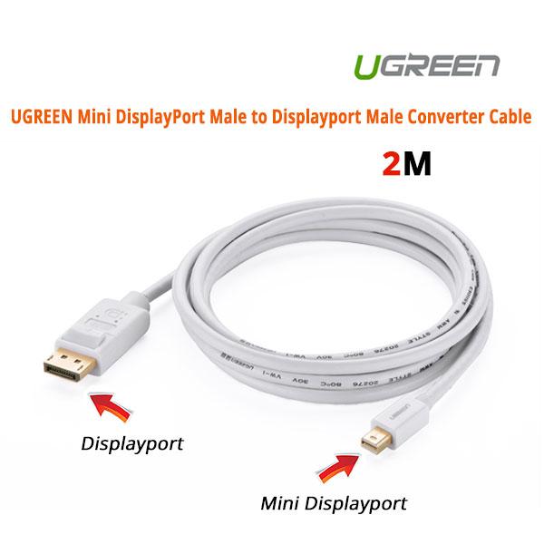 UGREEN Mini DisplayPort Male to Displayport Male Converter Cable (10408) Payday Deals