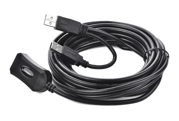 UGREEN USB 2.0 Active Extension Cable 10M with USB Power 5M (20214) Payday Deals