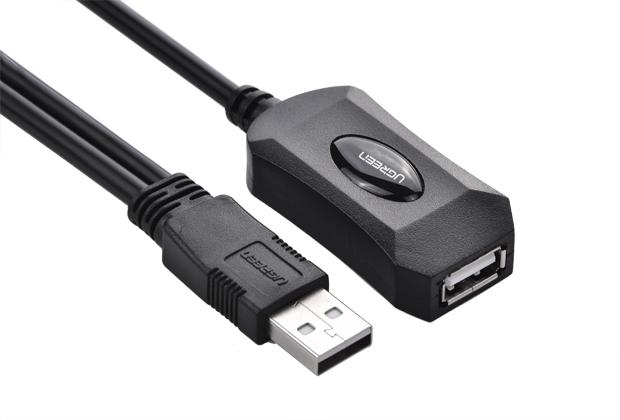 UGREEN USB 2.0 Active Extension Cable with USB Power 5M (20213) Payday Deals