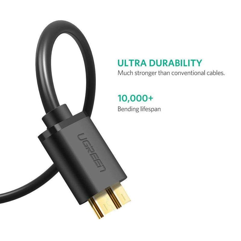 UGREEN USB 3.0 A Male to Micro USB 3.0 Male Cable - Black 0.5M (10840) Payday Deals