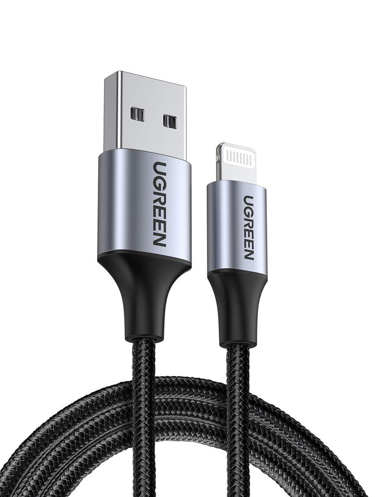 UGREEN USB-A to  Cable 2m (Aluminium case, Black) - 60158 Payday Deals