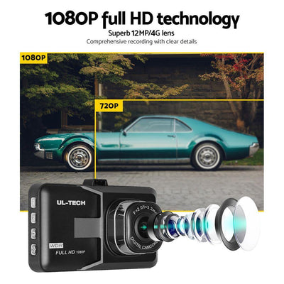 UL-TECH Dash Camera 1080P HD Cam Car Recorder DVR Video Vehicle Carmera 32GB Payday Deals