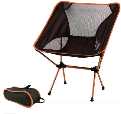 Ultralight Aluminum Alloy Folding Camping Camp Chair Outdoor Hiking Patio Backpacking Blue Payday Deals