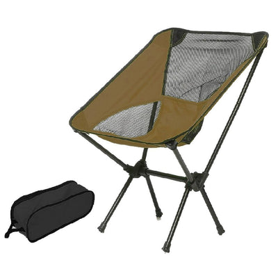 Ultralight Aluminum Alloy Folding Camping Camp Chair Outdoor Hiking Patio Backpacking Blue Payday Deals