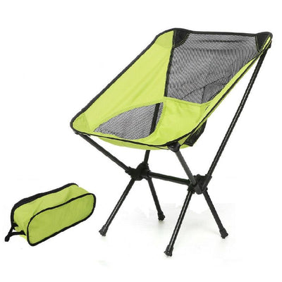 Ultralight Aluminum Alloy Folding Camping Camp Chair Outdoor Hiking Patio Backpacking Orange Payday Deals