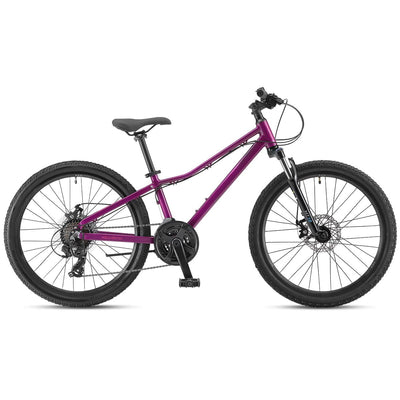 Ultralight SW24 Girls 24" Kids Hardtail Mountain Bike Purple Rain Payday Deals