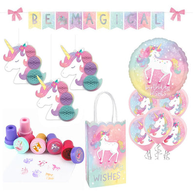 Unicorn 8 Guest Favour Birthday Party Pack Payday Deals