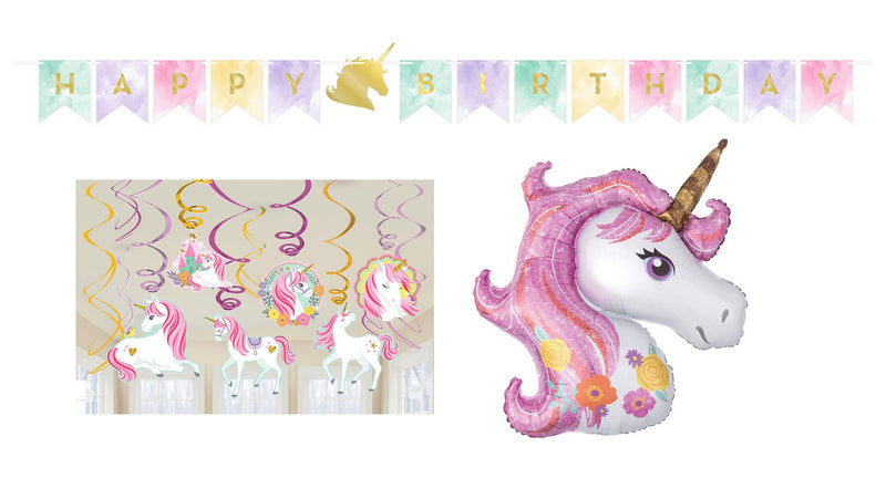 Unicorn Party Supplies Magical Unicorn Decorating Pack Payday Deals