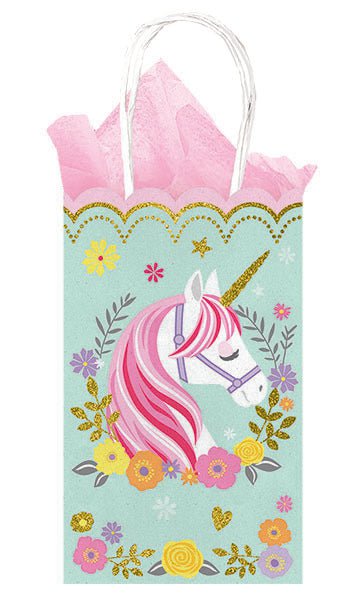 Unicorn Party Supplies Magical Unicorn Treat / Loot Bags 10 Pack