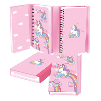 Unicorn Spiral Notebook Memo Address Book Mini Organiser