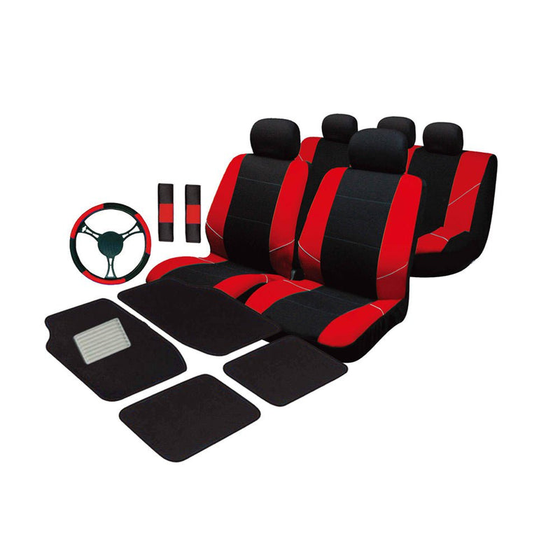 Universal Ultimate Car Accessories Value Pack - Red Payday Deals