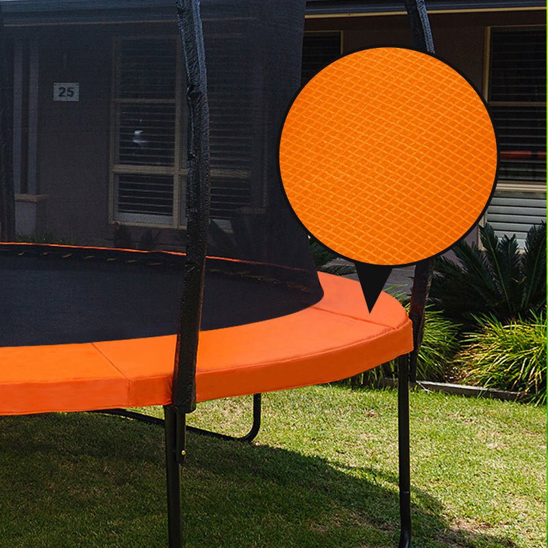 UP-SHOT 12ft Trampoline Replacement Padding Orange Inside/Outside Net Design Payday Deals