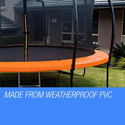 UP-SHOT 12ft Trampoline Replacement Padding Orange Inside/Outside Net Design Payday Deals