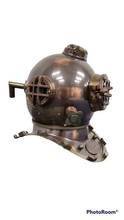 US Navy Mark V Diving Helmet – Dark Antique Finish Payday Deals