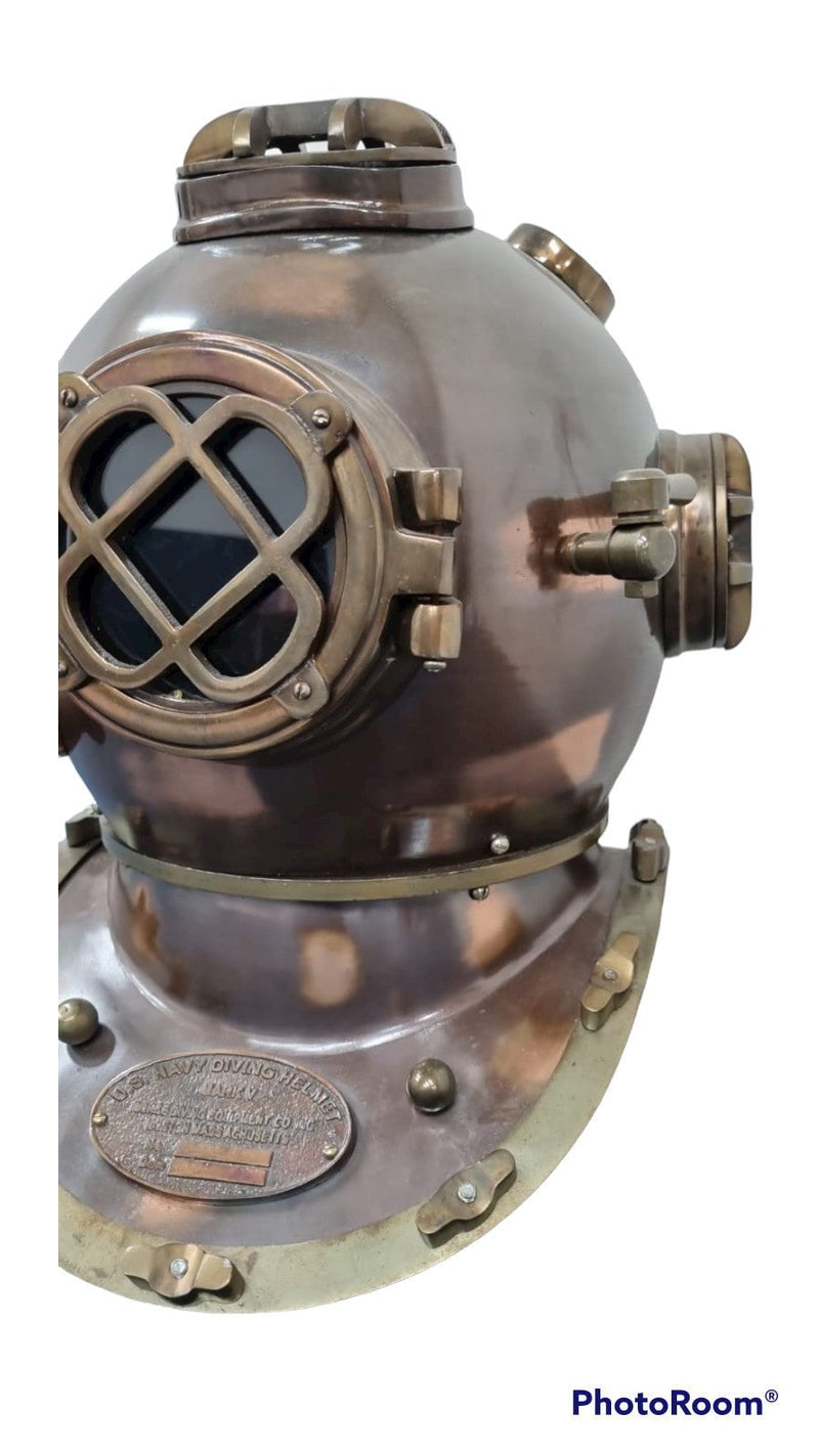 US Navy Mark V Diving Helmet – Dark Antique Finish Payday Deals