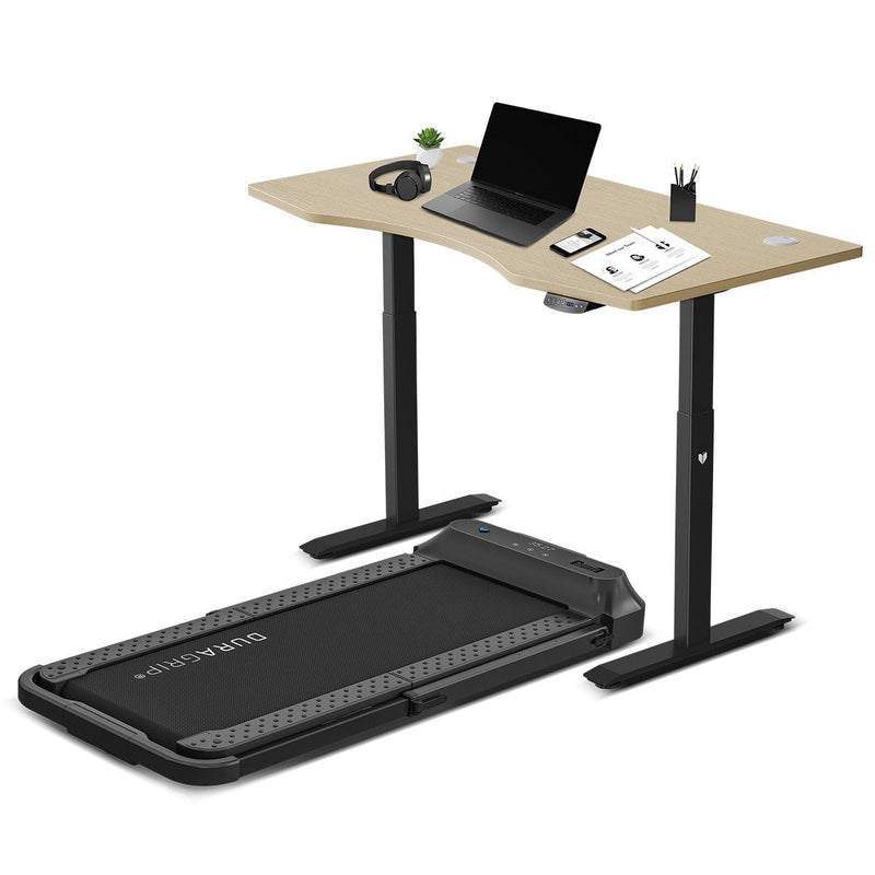 V-FOLD Treadmill with ErgoDesk Automatic Standing Desk 1500mm in Oak Payday Deals