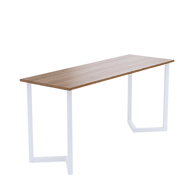 V Shaped Table Bench Desk Legs Retro Industrial Design Fully Welded - White Payday Deals