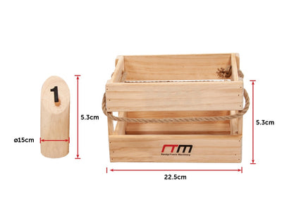 Number Toss Wooden Set Outdoor Games with Carry Case - Payday Deals