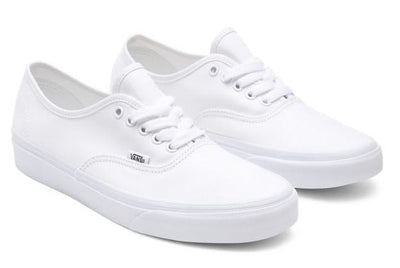 Vans Authentic Canvas Shoes Classic Skateboard Sneakers Casual - True White