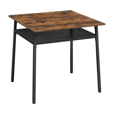 VASAGLE Dining Table with Storage Compartment KDT008B01 Payday Deals