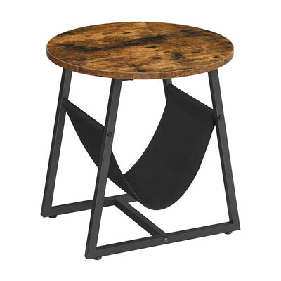 VASAGLE Side Table Rustic Brown and Black LET281B01 Payday Deals