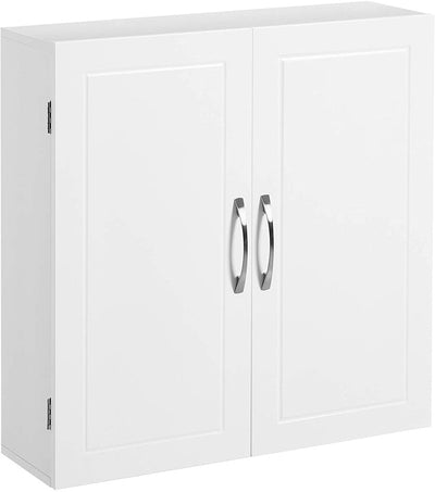 VASAGLE Wall Cabinet with 2 Doors White BBC320W01 Payday Deals