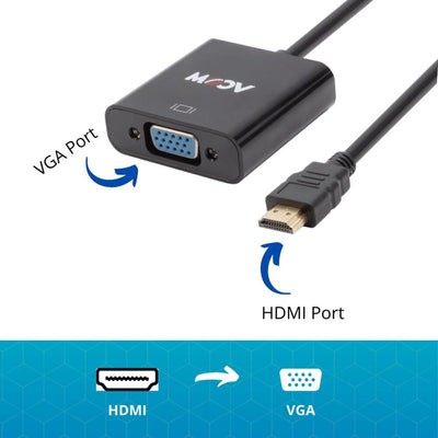 VCOM HDMI AM to VGA/F Cable - CG591-B-0.15 Payday Deals