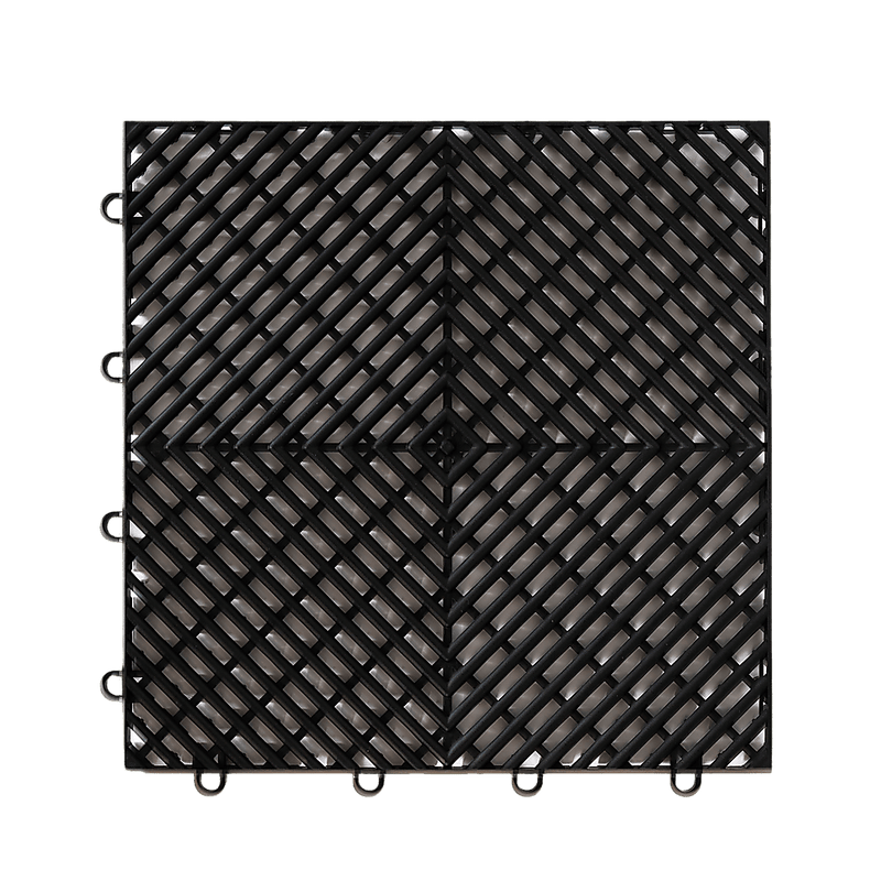 Vented Garage Floor Tiles | Snow Water Drainage | 30x30cm Payday Deals