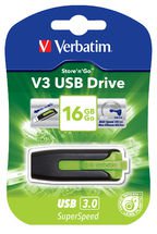 VERBATIM 16GB V3 USB3.0 Green Store\&