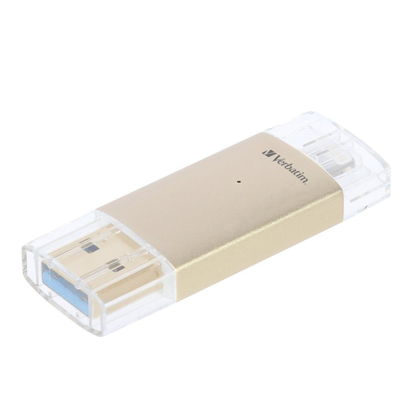 Verbatim Apple Lightning and USB 3.0 Flash Drive 64GB - Gold Payday Deals