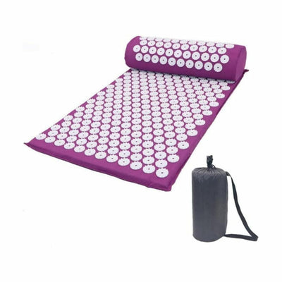 VERPEAK Acupressure Mat & Pillow & Bag (Purple) FT-MT-118-OTI Payday Deals