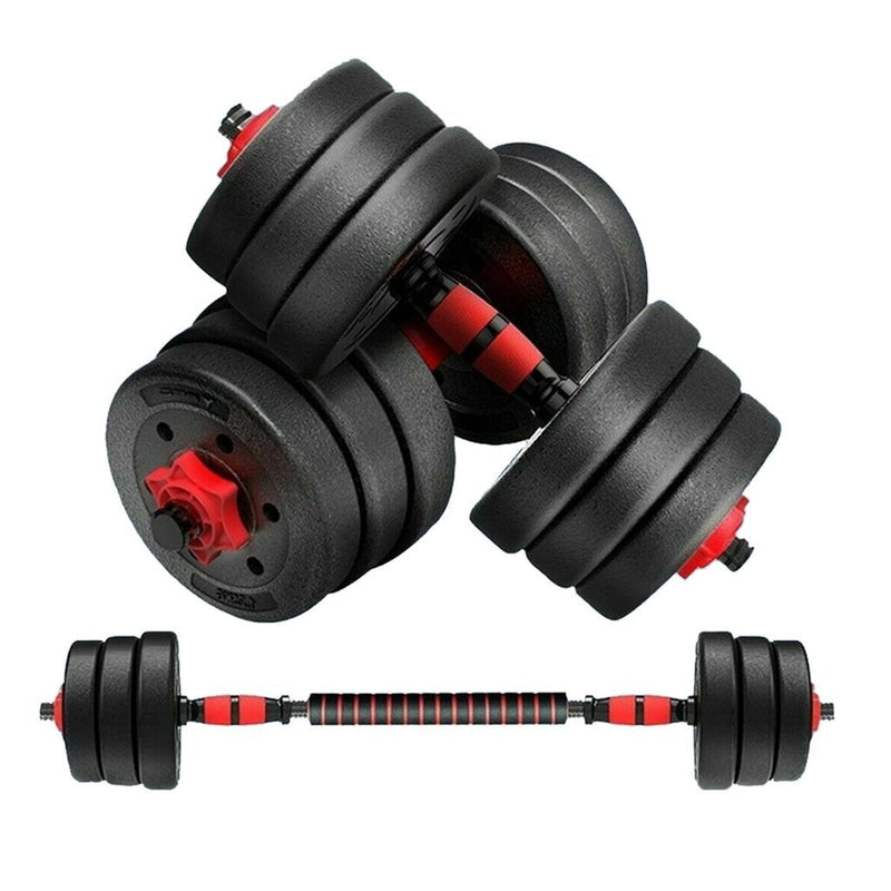 VERPEAK Adjustable Rubber Dumbbell 15kg VP-DB-127-CH / VP-BD-127-LX Payday Deals