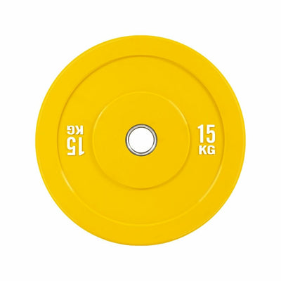 Verpeak Colour Bumper Plate 15KG Yellow VP-WP-107-FP