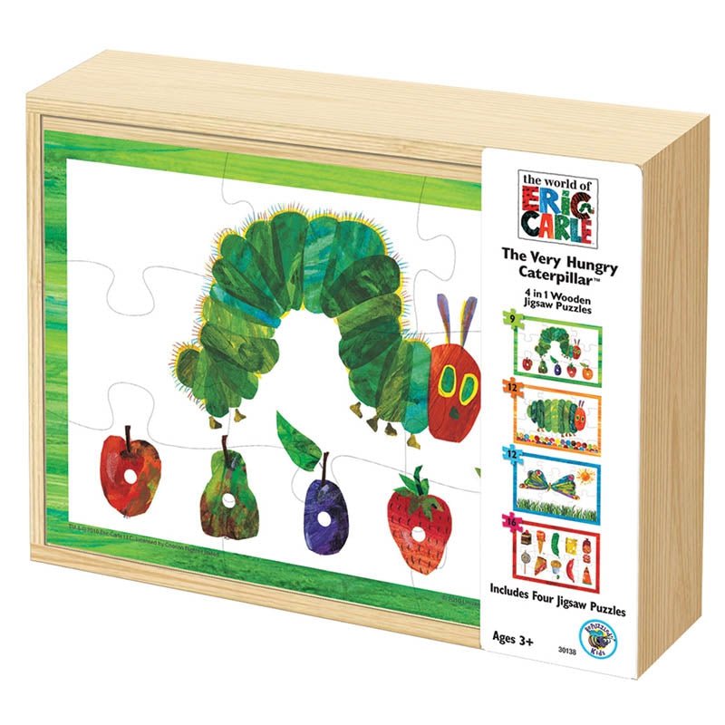 Very Hungry Caterpillar 4 In 1 Wooden Puzzle Payday Deals