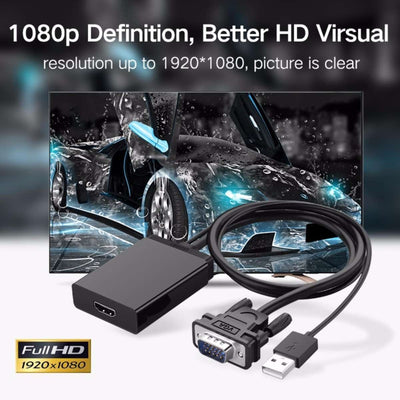 VGA to HDMI Converter BLACK 60814