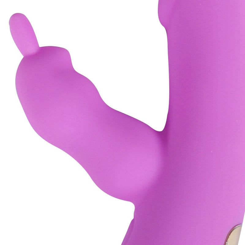 Vibrator Rabbit Double Motor G-Spot Dildo Massager Rechargeable Sex Toys Female Purple Payday Deals