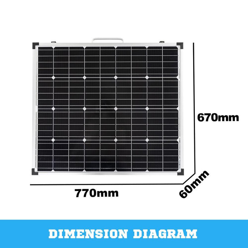 Vicoffroad 200w 12v Monocrystalline Folding Solar Panel