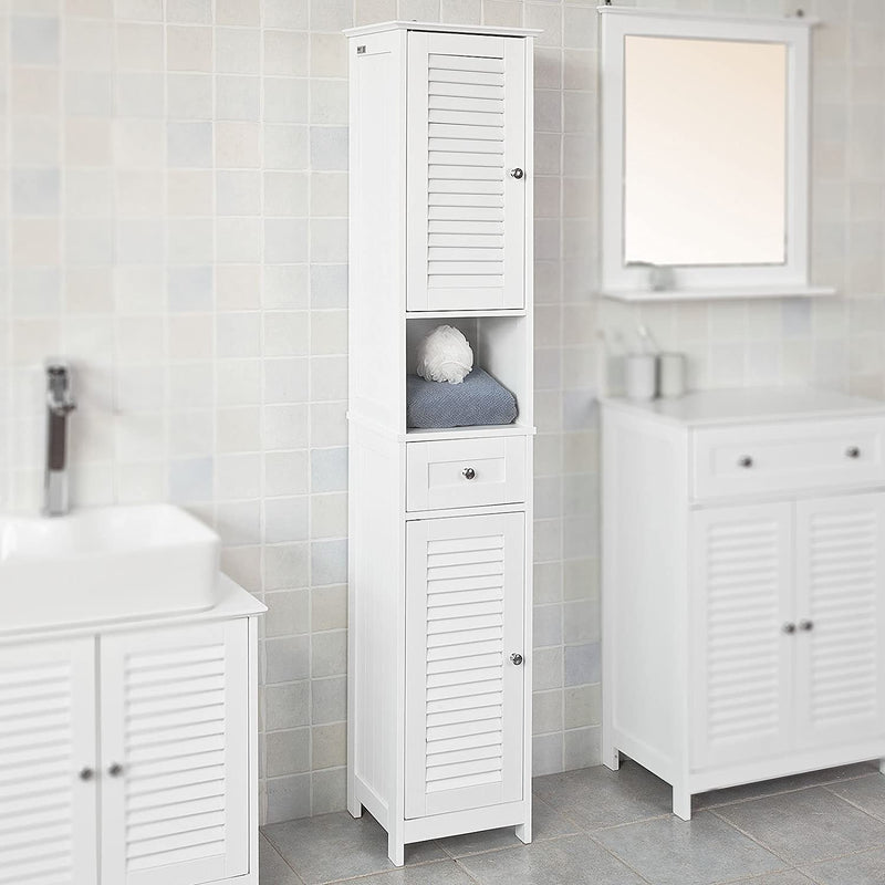 VIKUS Freestanding Tall Bathroom Cabinet 170x32x30 cm Payday Deals