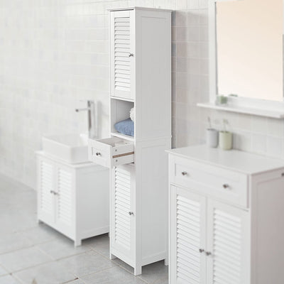 VIKUS Freestanding Tall Bathroom Cabinet 170x32x30 cm Payday Deals