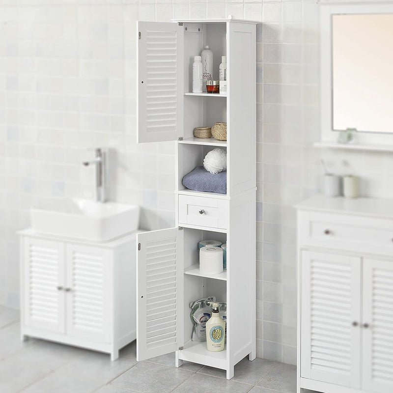 VIKUS Freestanding Tall Bathroom Cabinet 170x32x30 cm Payday Deals