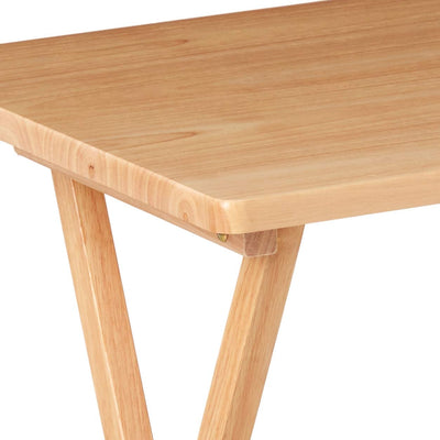 VIKUS Natural Wood Folding TV Tray & Snack Table Payday Deals