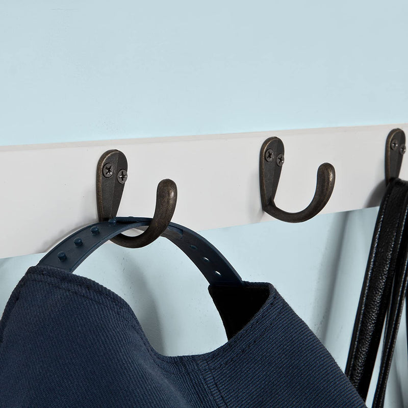 VIKUS Wall Rack with 2 Drawers and 5 Hooks Payday Deals